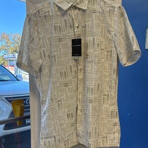 Van Heusen Men's Gray Geometric Shirt